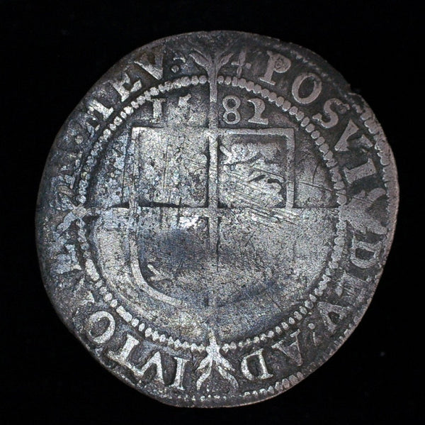 Elizabeth 1. Sixpence. 1582