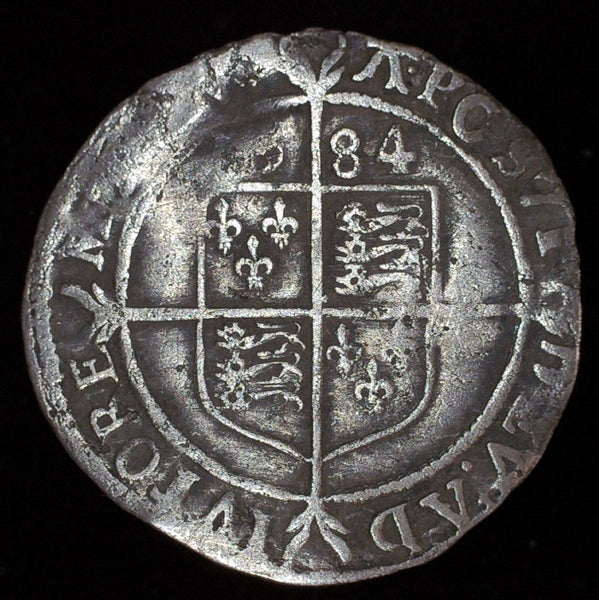 Elizabeth 1. Sixpence. 1584