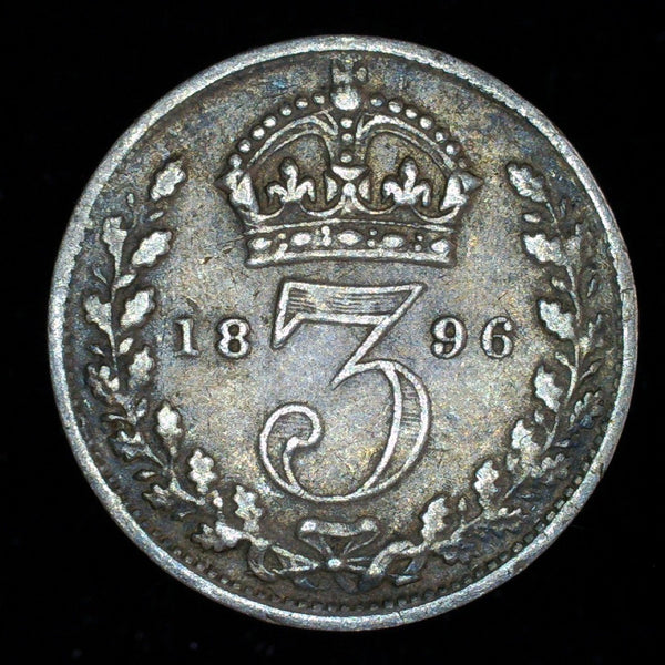 Victoria. Threepence. 1896. A selection