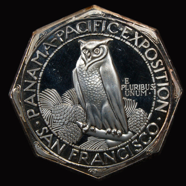 USA. Fifty Dollars. 1915S Large 5 ounce silver replica.