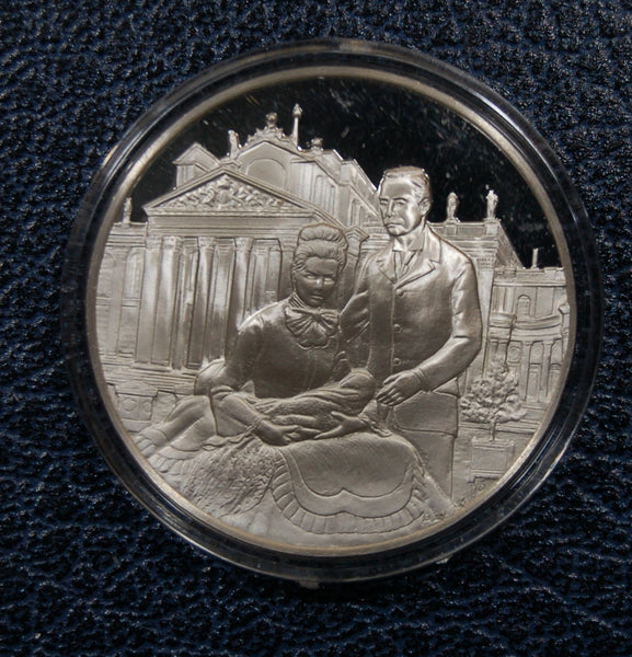 Winston Churchill Silver Medal Collection. Franklin Mint.