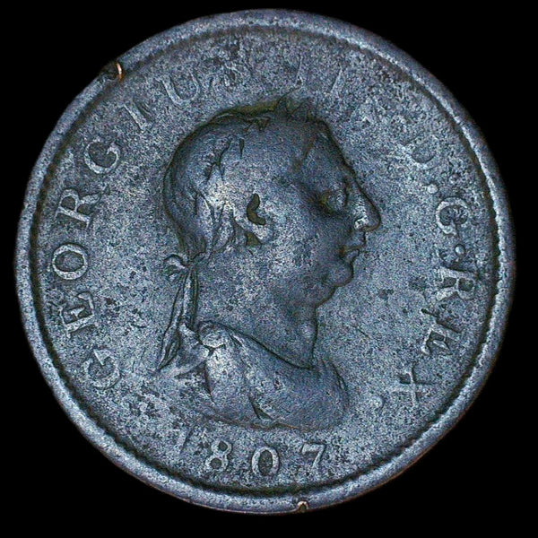 George III. Penny. 1806 & 1807. A selection.