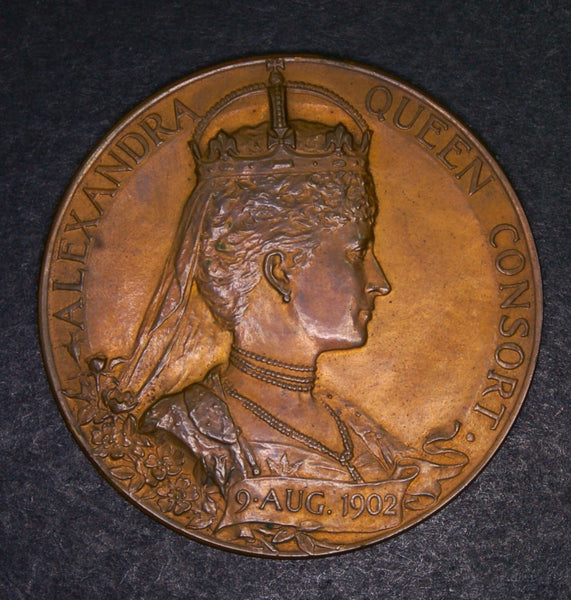 Royal Mint. 1902 Large Coronation Bronze medallion