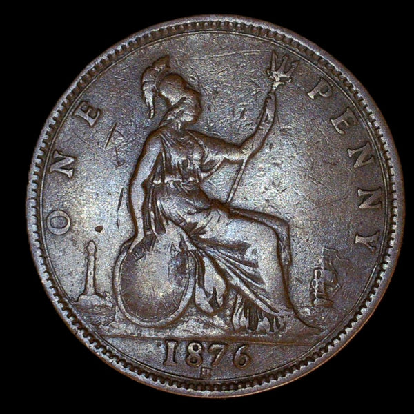 Victoria. Penny. 1876 H