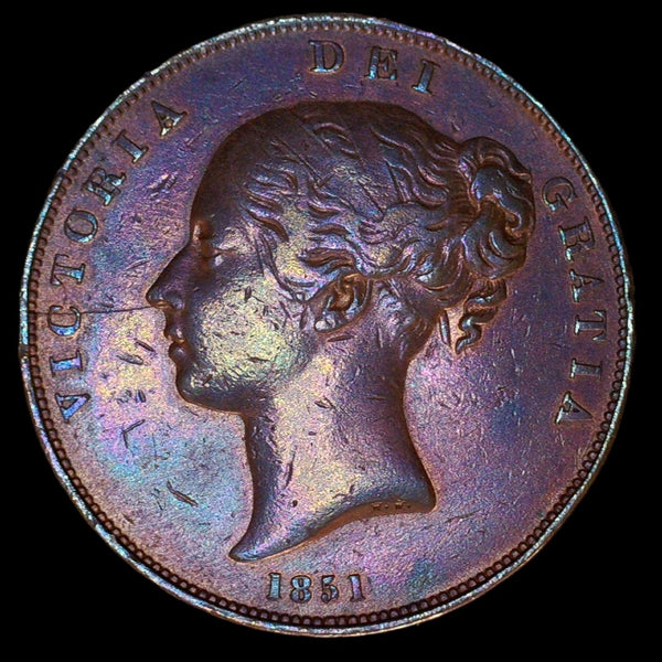 Victoria. Penny. 1851