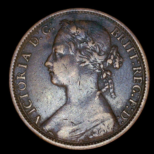 Victoria. Penny. 1876 H