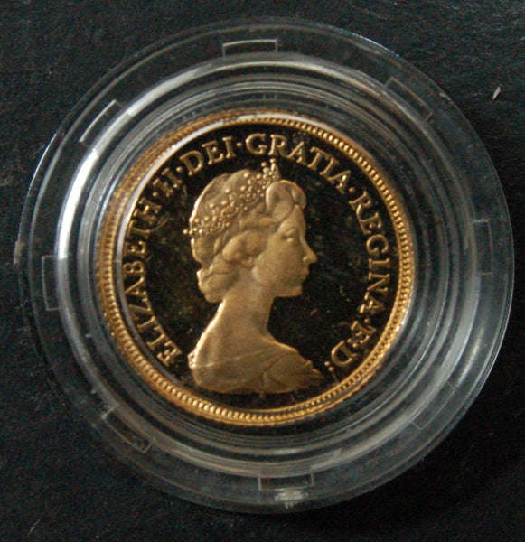 Elizabeth II. Proof Half Sovereign. 1980