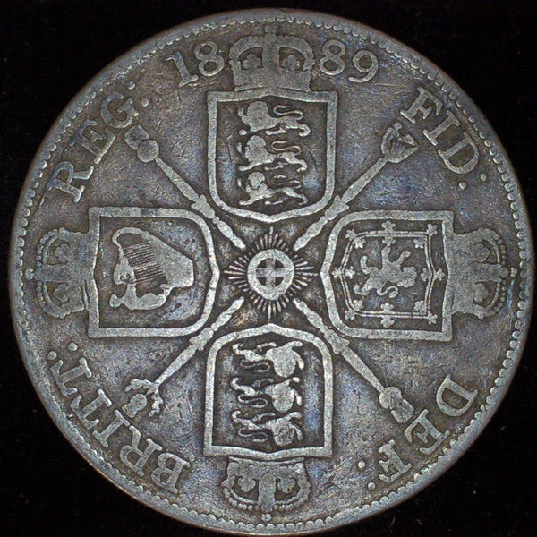 Victoria. Double Florin. 1889. A selection