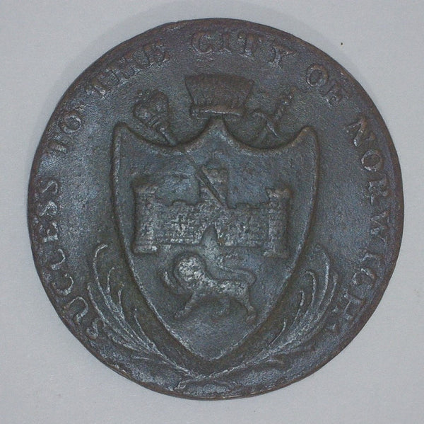 Norfolk. Norwich. Half Penny token. 1792