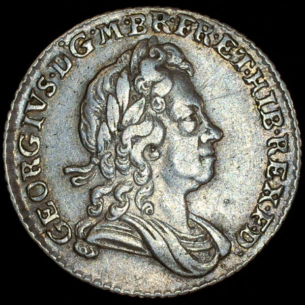 George I. Sixpence. 1723 SSC