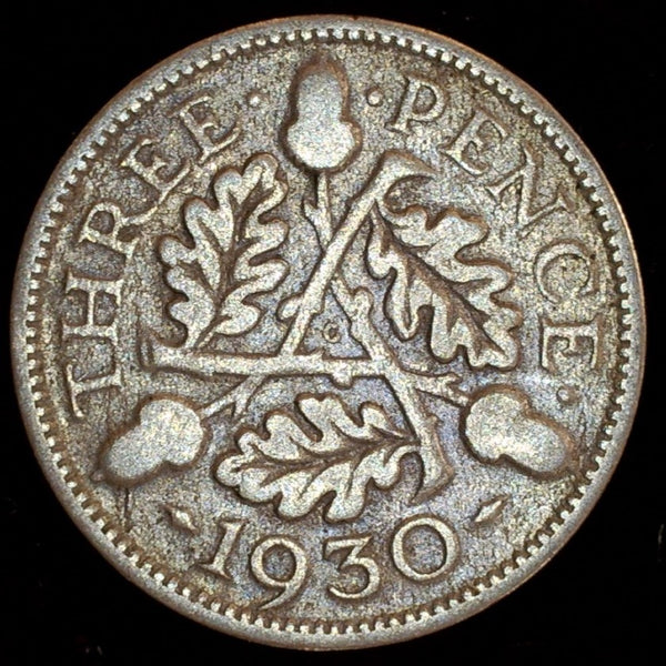 George V. Threepence. 1930