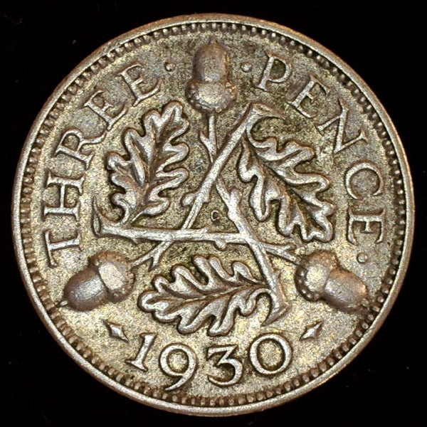 George V. Threepence. 1930