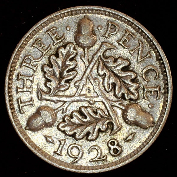 George V. Threepence. 1928