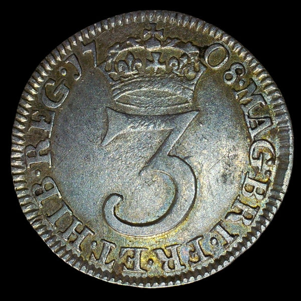 Anne. Threepence. 1708