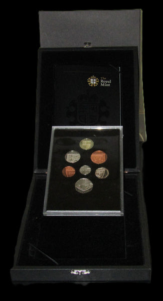 Elizabeth II. Royal Mint. 2008 Proof set. Shield of Arms