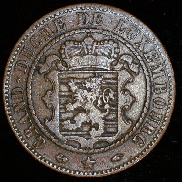 Luxembourg. 10 centimes. 1860