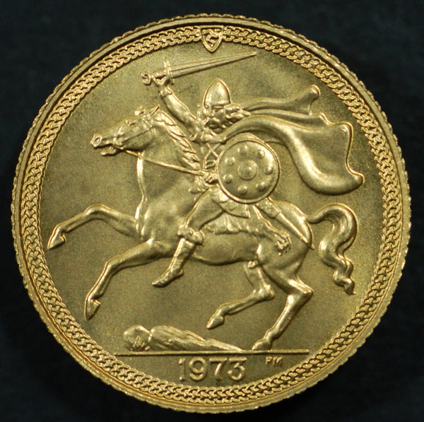 Isle of Man. Sovereign. 1973