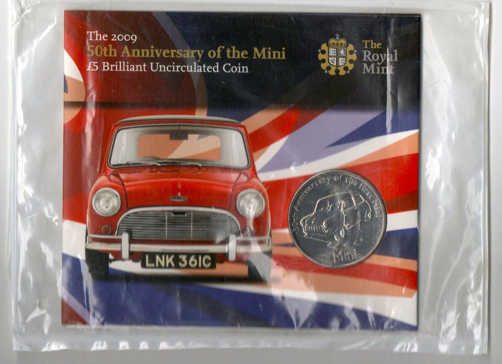 Royal Mint. Five Pounds. 2009. Mini Anniversary.