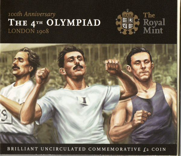 Royal Mint. Two Pounds. 2008. 4th Olympiad commemorative.