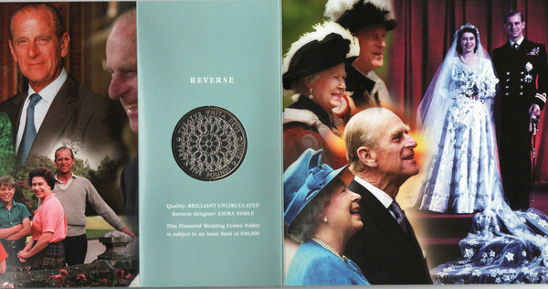 Royal Mint. Crown. 2007. Diamond wedding.