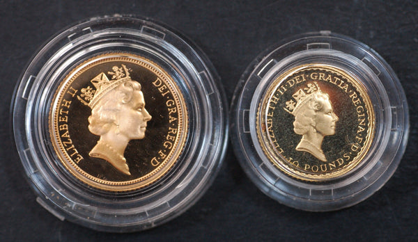 Royal Mint. 2 coin gold proof set. 1996