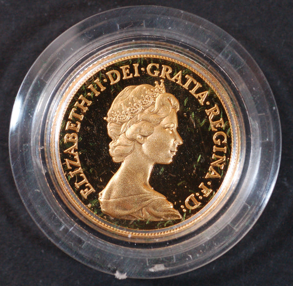 Elizabeth II. Proof sovereign. 1980