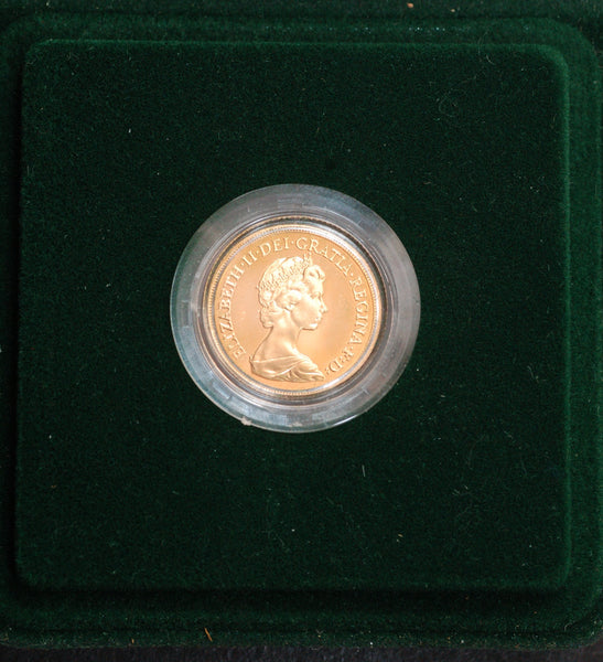 Elizabeth II. Proof sovereign. 1980