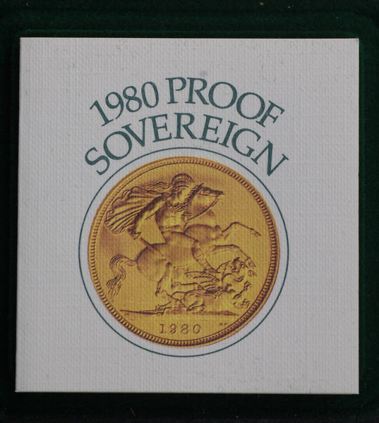 Elizabeth II. Proof sovereign. 1980