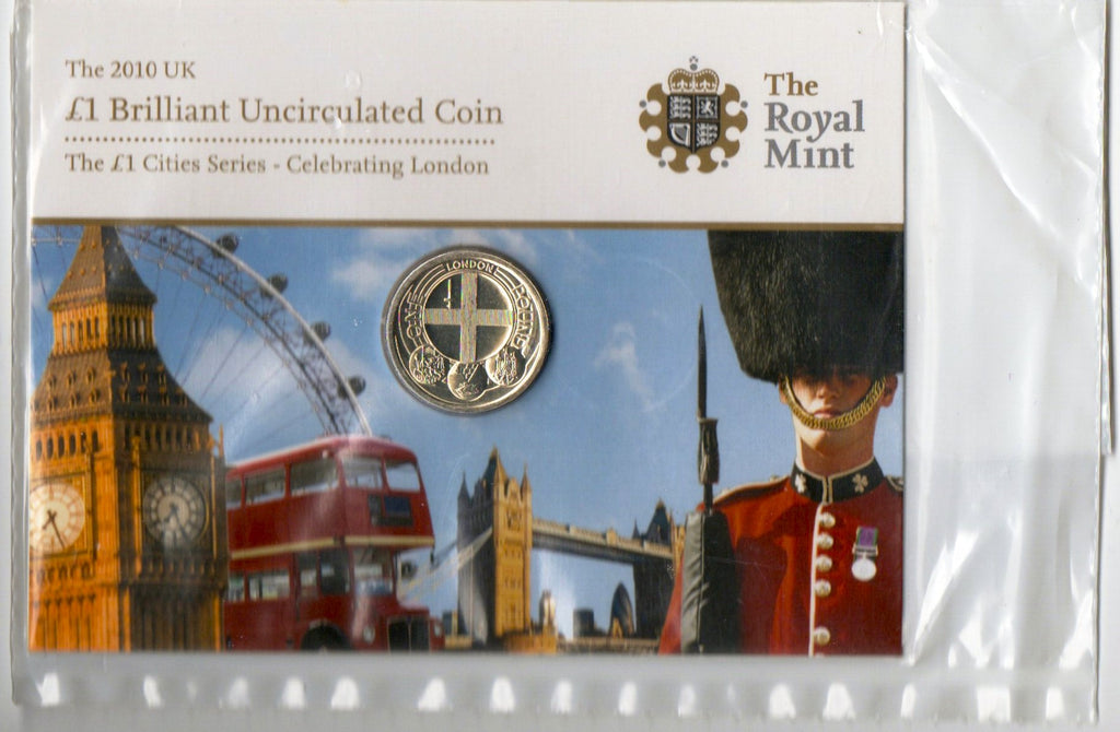 Royal Mint. One Pound. 2010. Cities Series. London.