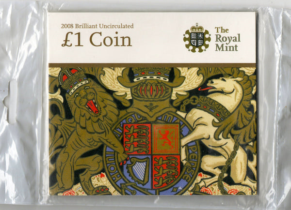 Royal Mint. One Pound. 2008. Presentation pack.