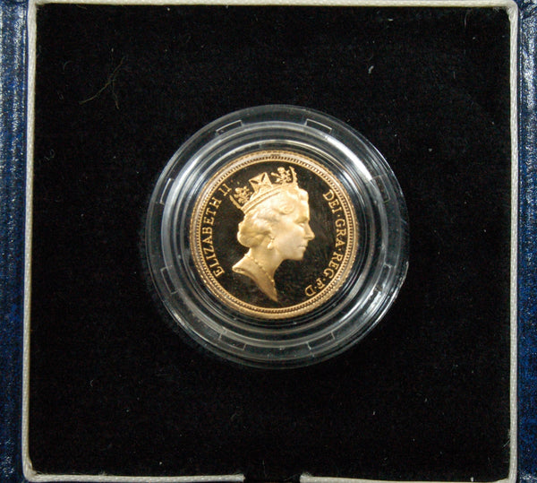 Elizabeth II. Proof Half sovereign. 1996. Royal Mint