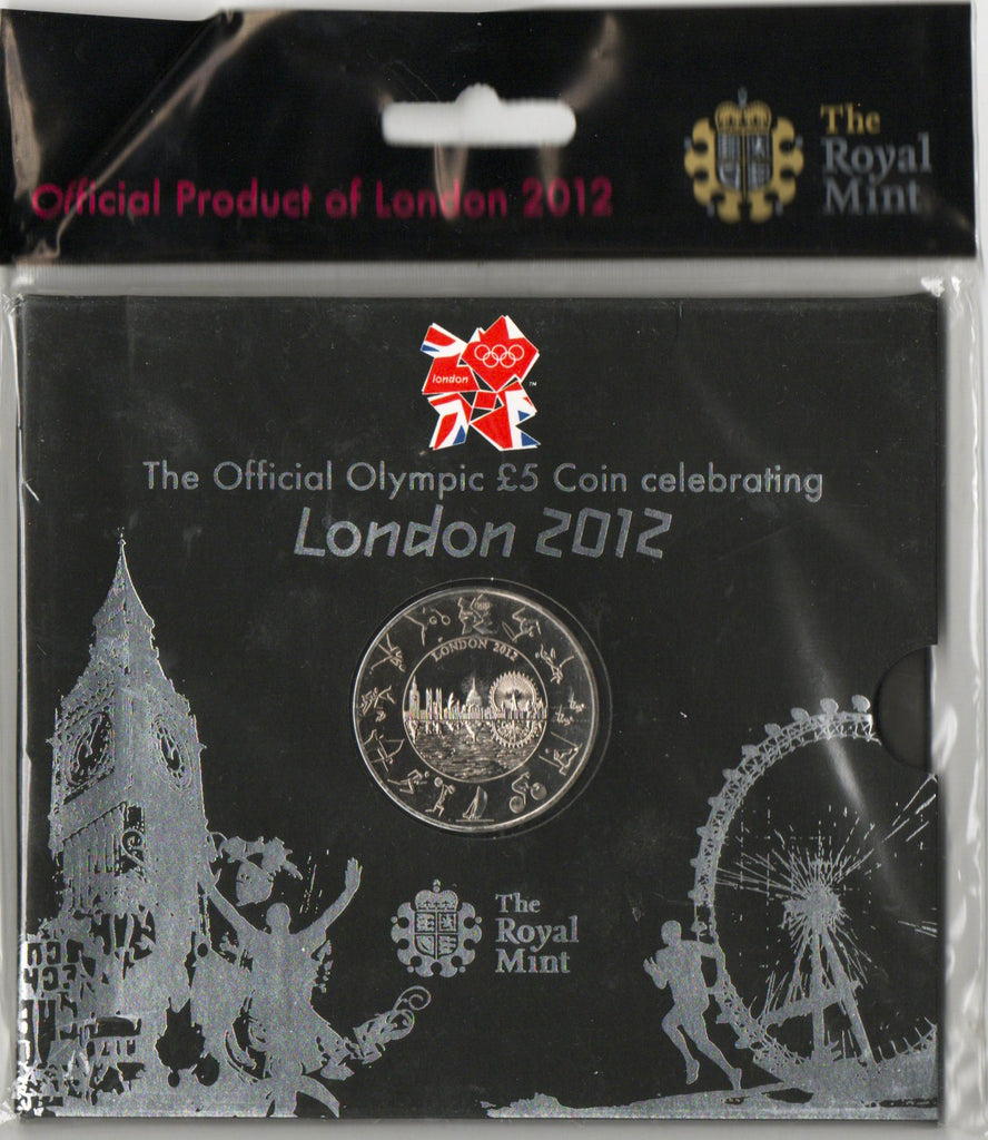 Royal Mint. Five Pounds. 2012. Olympic presentation pack.