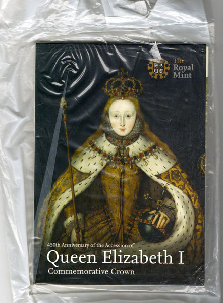 Royal Mint. Crown. 2008. Presentation pack. Elizabeth I.