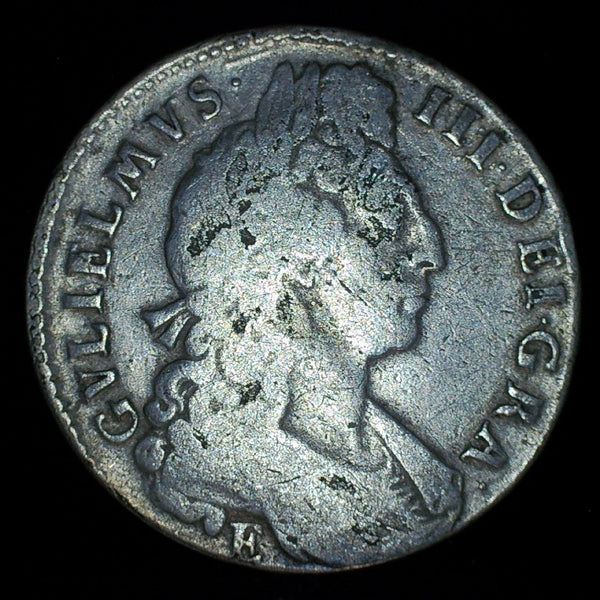 William III. Half Crown. 1697 E