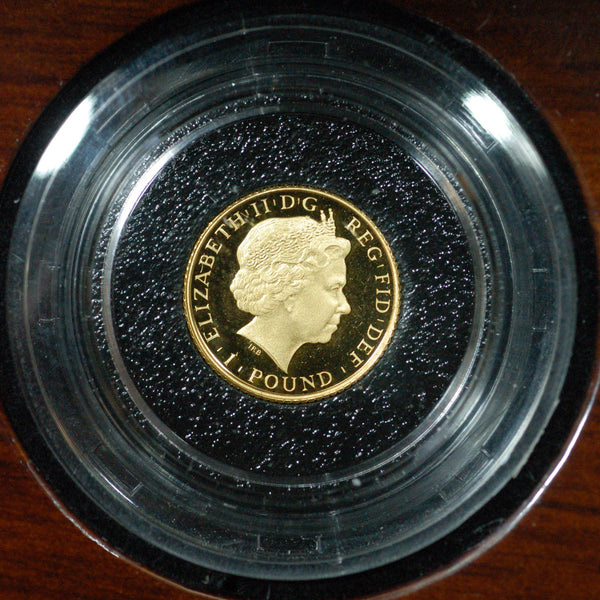 Elizabeth II. Royal Mint.  Gold proof 1/20th ounce Britannia. 2014