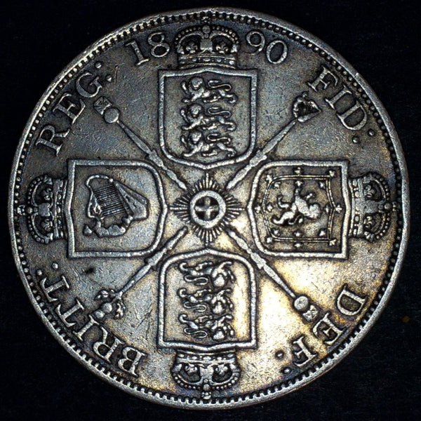 Victoria. Double Florin. 1890