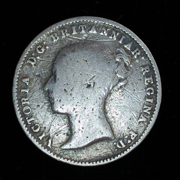 Victoria. Threepence. 1868