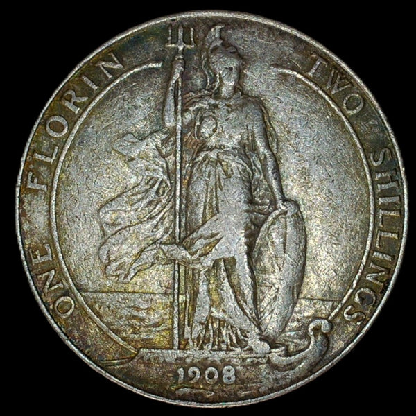 Edward VII. Florin. 1908.