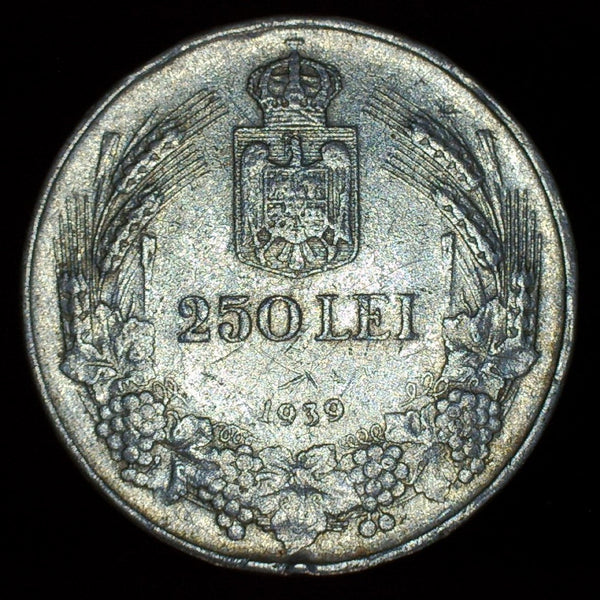 Romania. 250 Lei. 1939