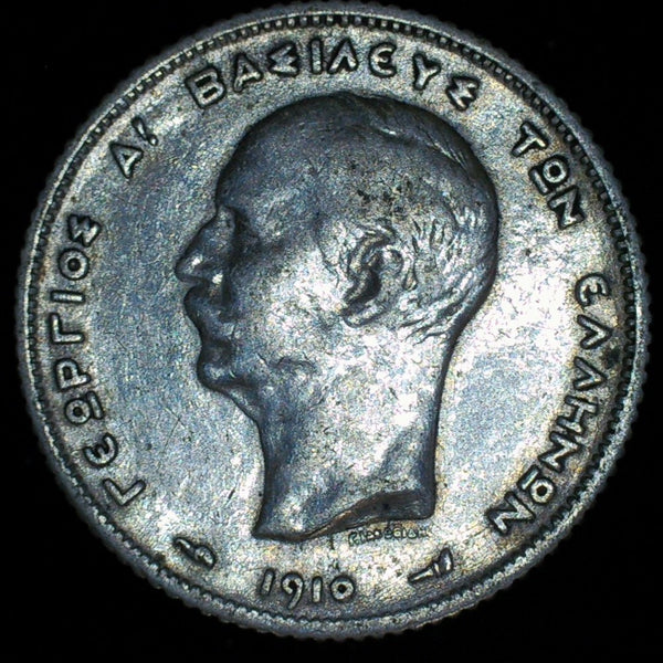 Greece. One Drachma. 1910