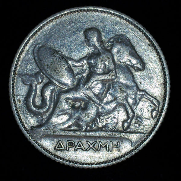 Greece. One Drachma. 1910