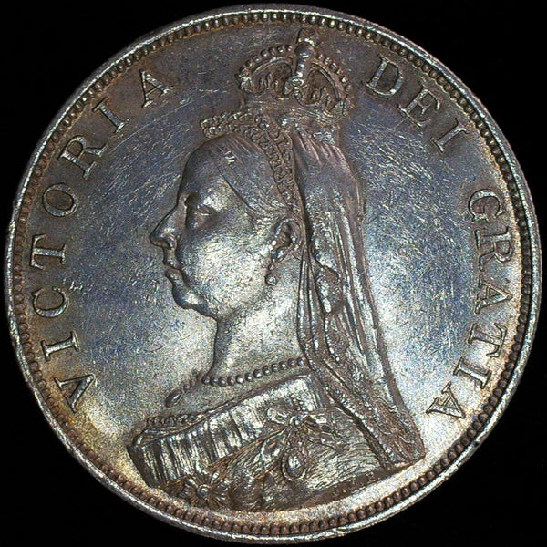 Victoria. Double Florin. 1887. Arabic 1. A selection.