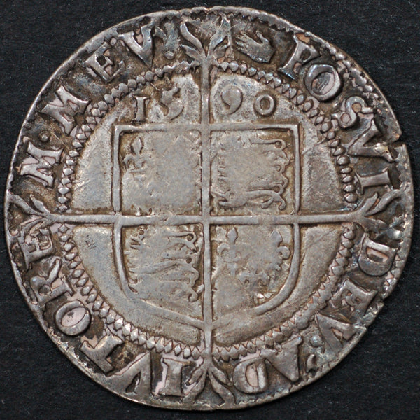 Elizabeth 1. Sixpence. 1590