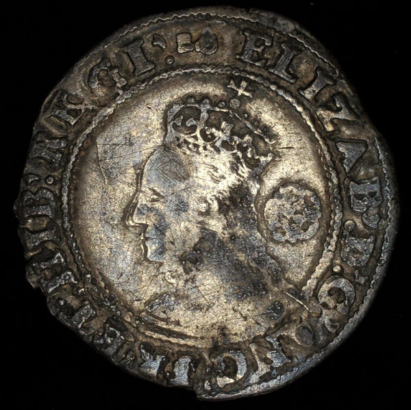 Elizabeth 1. Sixpence. 1596