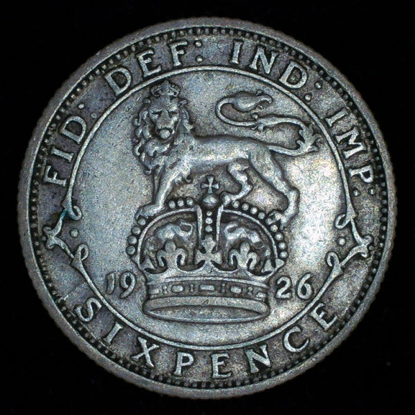 George V. Sixpence. 1926. Second bust