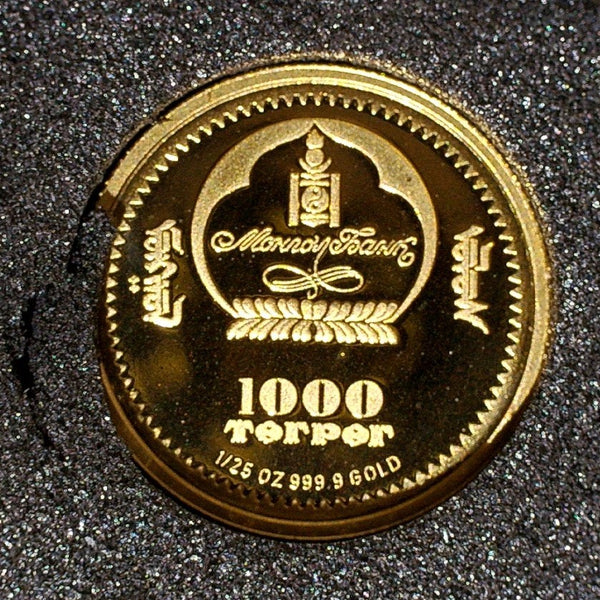 Mongolia. Gold 1000 Togrog. 2006