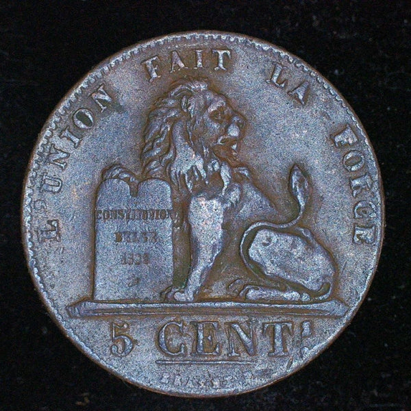 Belgium. 5 Centimes. 1841