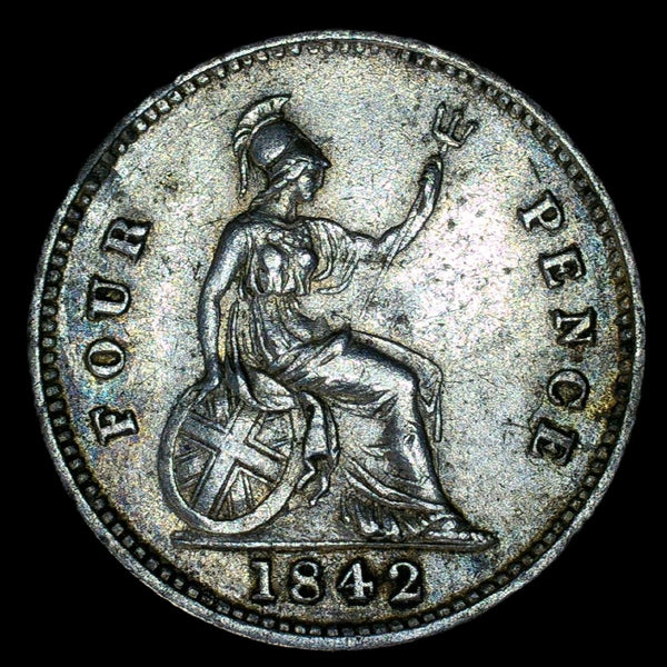 Victoria. Four pence. 1842. A selection.