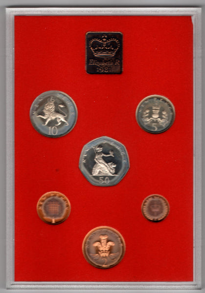 Royal Mint. UK Proof set. 1981