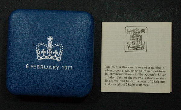 Royal Mint. Silver proof Jubilee crown. 1977